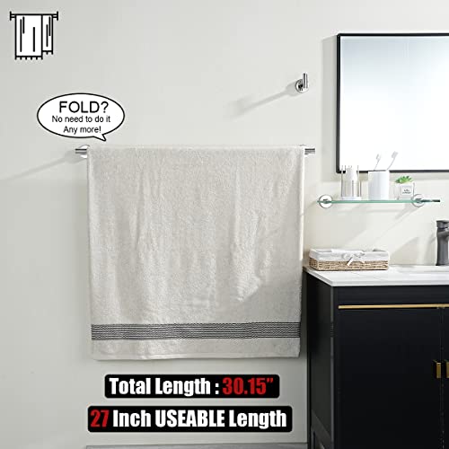 Chrome Bath Towel Bar (Chrome / 30.15 Inch)