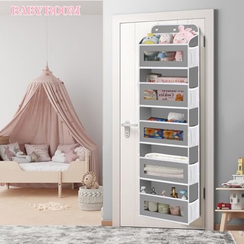 Over The Door Organizer (B Light Gray / 2 Pack)