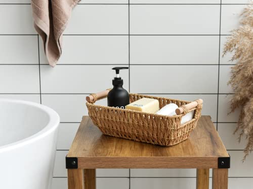 Hand Woven Small Wicker Baskets (Light Brown / Small)