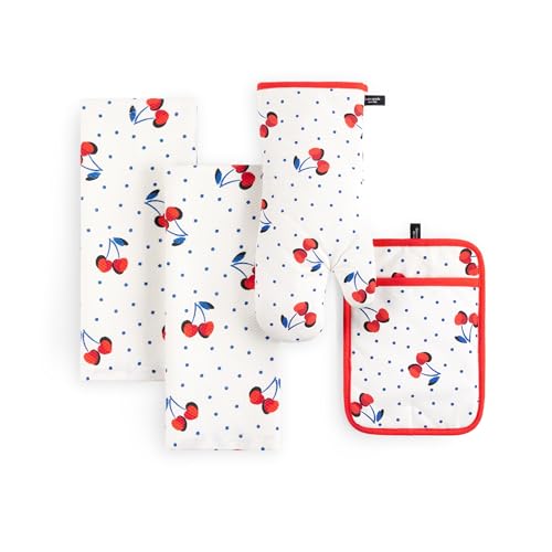 Cherry Dot Kitchen Towel
