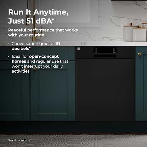 24" Built In Dishwasher (Black)