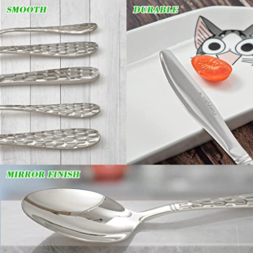 20 Piece Silverware Set (Silver)