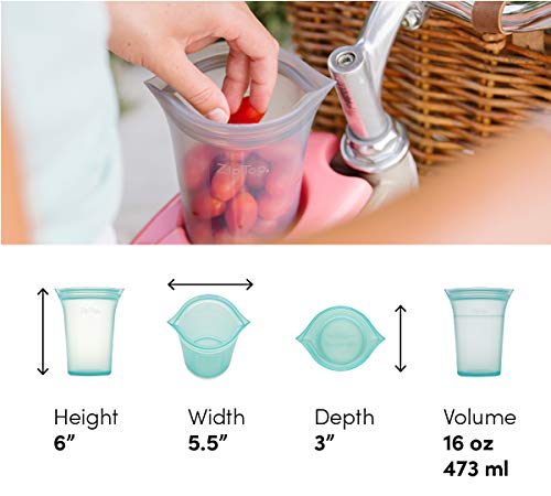 Reusable Food Storage Bags (Lavender / Medium Cup)