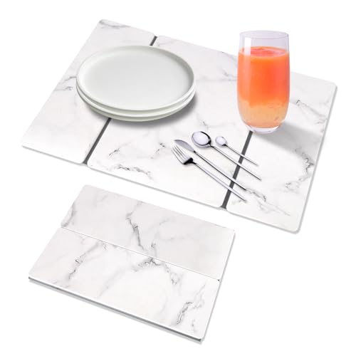 Stone Dish Drying Mat for Kitchen Counter (24*16'')