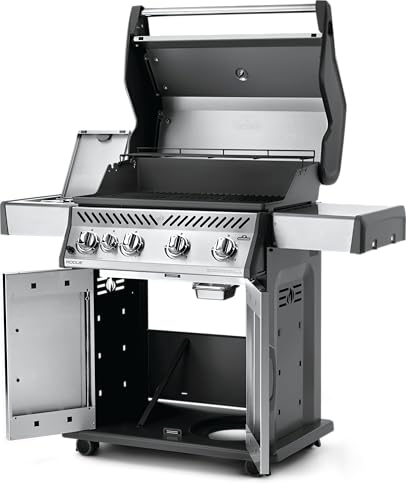 Rogue 525 4 Burner Natural Gas Grill with Range Side Burner (Natural Gas / Stainless Steel / Rogue 525)