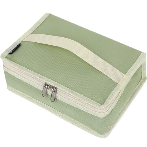 Small Insulated Lunch box Portable Soft Bag Mini Cooler Thermal Meal Tote Kit with Handle for Work & School