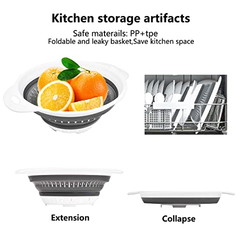 Collapsible Colander and Strainer