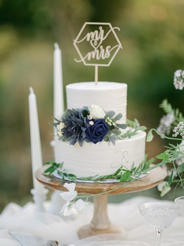 3Pcs Premade Cake Flowers (3 Count)