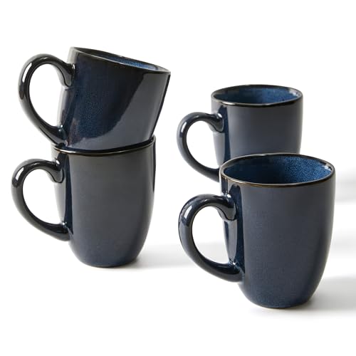 Coffee Mug 15oz (Irregular - Starry Blue / 4 Count (Pack of 1))