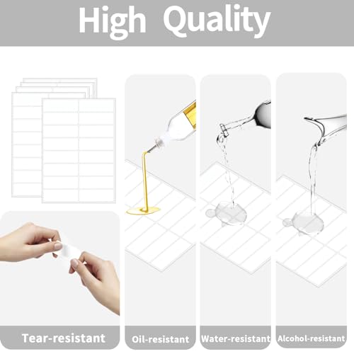 Blank Removable Labels