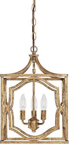 Capital Lighting 9481AG Blakely Lantern Foyer Pendant (Antique Gold)