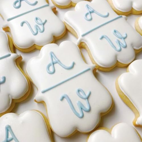 Frame Cookie Cutters 10 Shapes with 6 Cookie Scribes & 1 Storage Bag