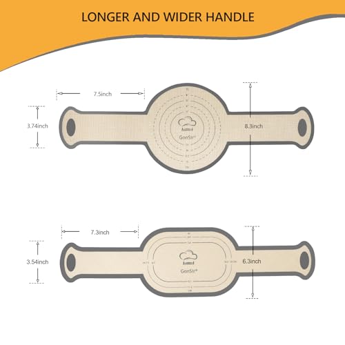 Silicone Bread Sling (1 Pc Grey Round & 1 Pc Grey Oval)