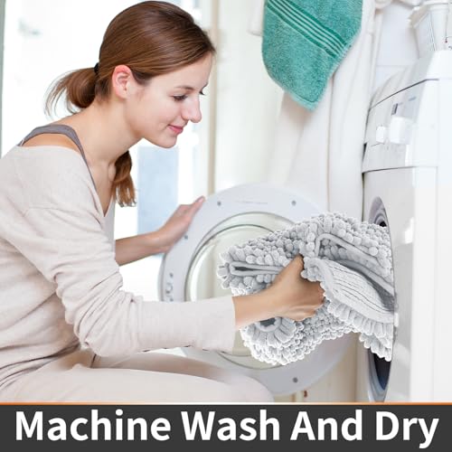 Toilet Rug U Shaped Washable 24x20 Inch