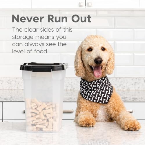 Dog Food Storage Container (10 lbs / Gray)