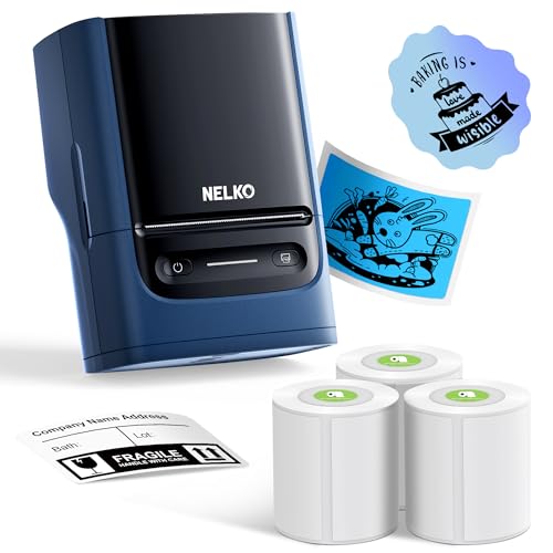 Label Maker Machine with Tape (Deep Blue)