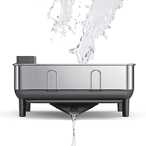 Steel Frame Dishrack (Gray / Compact (15'' X 15.5'' X 7.5''))