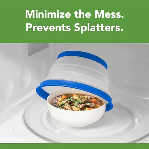 Microwave Splatter Cover for Food (Stratus Blue / Small (8 inch))