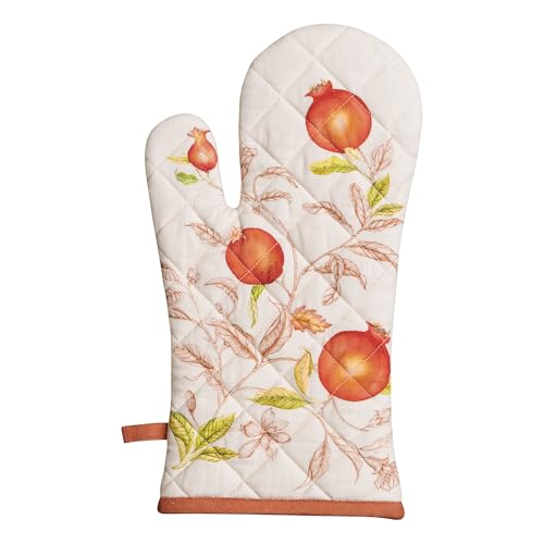 Maison d'Hermine Oven Gloves 100% Cotton Oven Mitt (128 - Vintage Harvest / 7.5" x 13" (Oven Mitt))