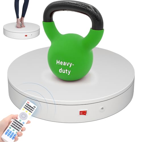12.6In Remote Motorized Electric Turntable Rotating Display Stand Rotating Platform Photography Turntable motorized lazy susan base giratoria para for Photography