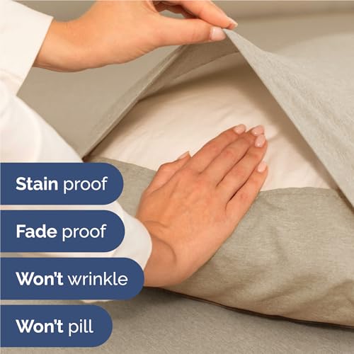 Full Size 4 Piece Sheet Set (38 - Heathered Beige / Full)