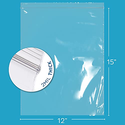 12" x 15" Zip Bags (100 Count)