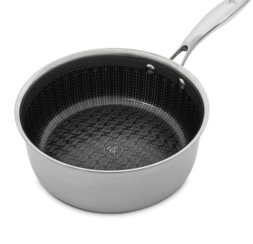 Hell’s Kitchen Hybrid 2.5 Qt Saucepan with Lid (2 Count)