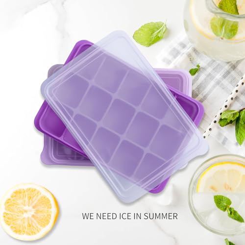 Ice Cube Trays Set of 2 (Purple)
