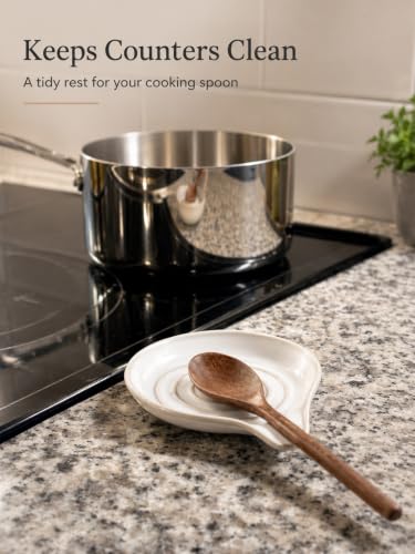 Spoon Rest for Stove Top (Cream)