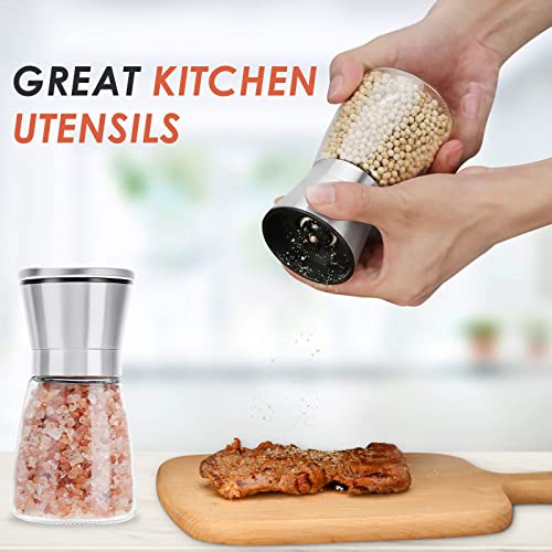 Salt and Pepper Grinder Set (2pcsSliver-1)