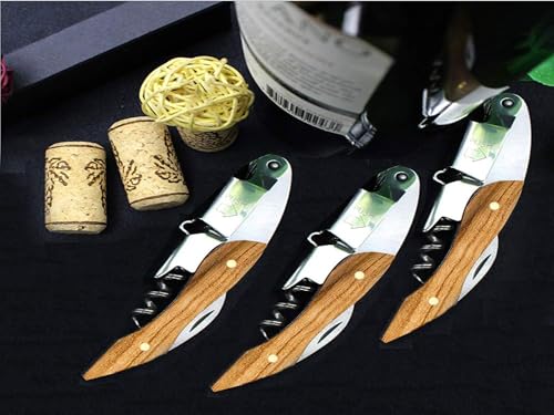 Professional Waiter Corkscrew Wine Key for Bartenders Set of 3 (3 Count)