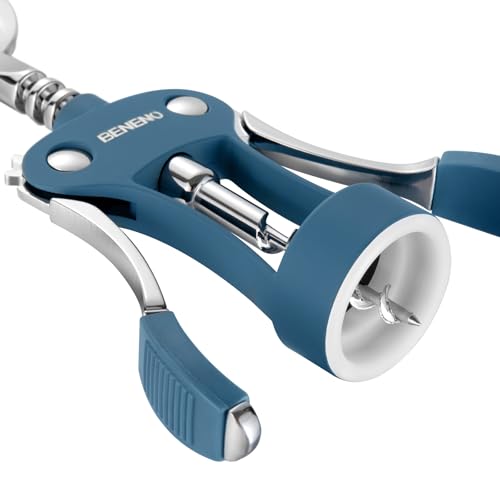 Wine Opener Premium Wing Corkscrew Wine Bottle Opener (Blue)