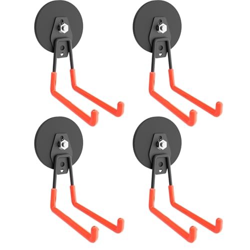 Heavy Duty Large Magnetic Hooks (Large L/4 pack 26-130lbs)