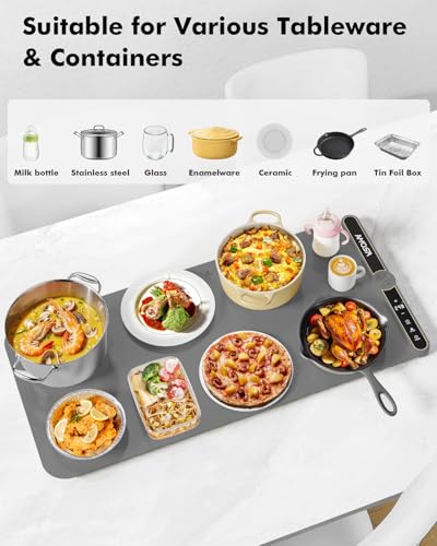 Warming Mat for Food (Gray / 32x15 Inch)