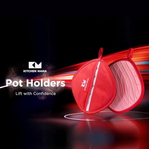 Silicone Pot Holders (Red)
