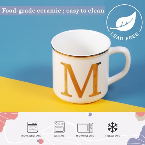 Ceramic Coffee Mug 16oz (Letter M Mug)