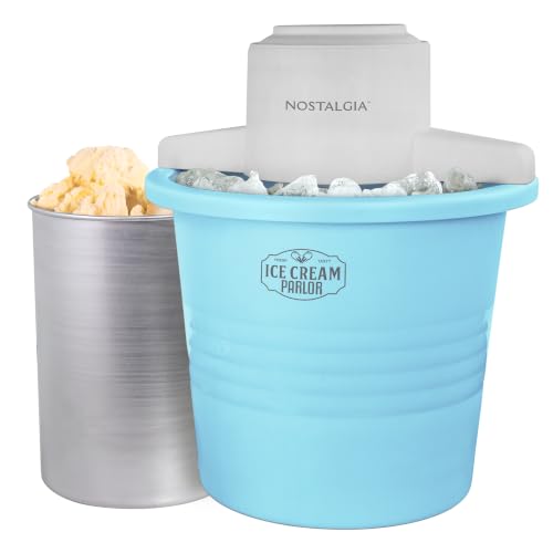 Electric Ice Cream Maker (4 Qt / Blue)
