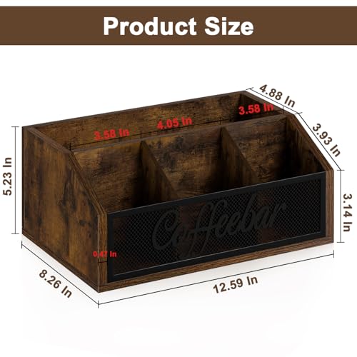 Coffee Station Organizer for Countertop