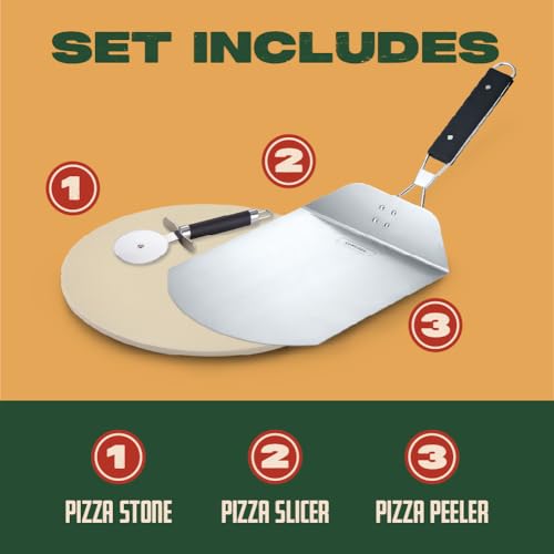 3 Piece Pizza Stone