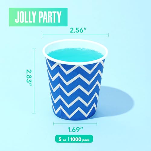 1000 Pack 5oz Paper Cups (Strip-1000count)