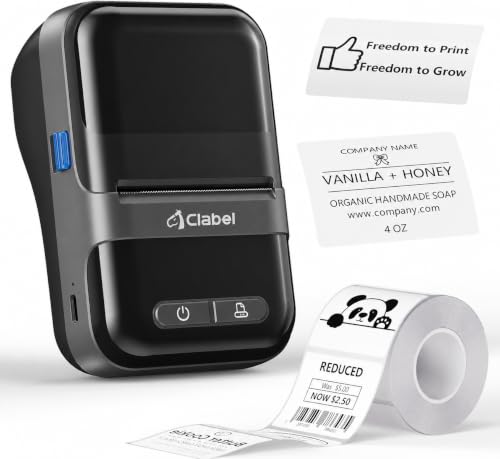 Label Maker Machine with Tape (Mist Gray-300DPI)