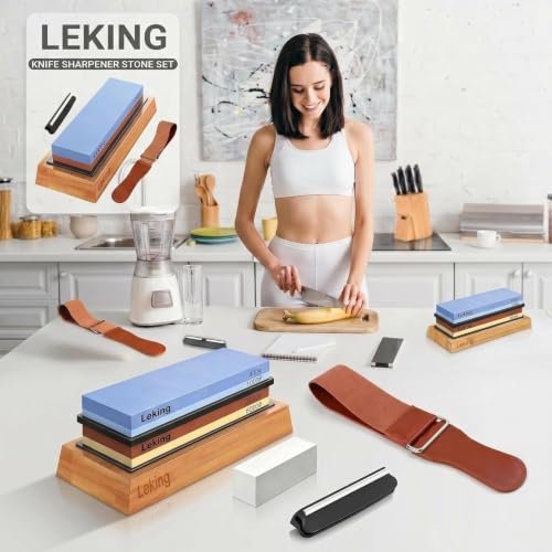 Knife Sharpening Stone Set (Multicolor)