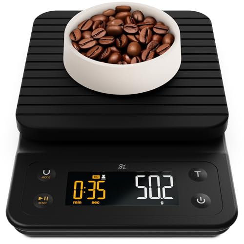 Coffee Scale with Timer (Onyx Black)