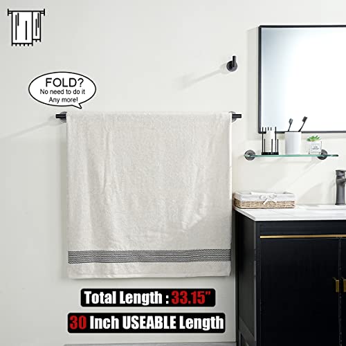 Oil Rubbed Bronze Towel Bar (Oil Rubbed Bronze / 33 Inch)