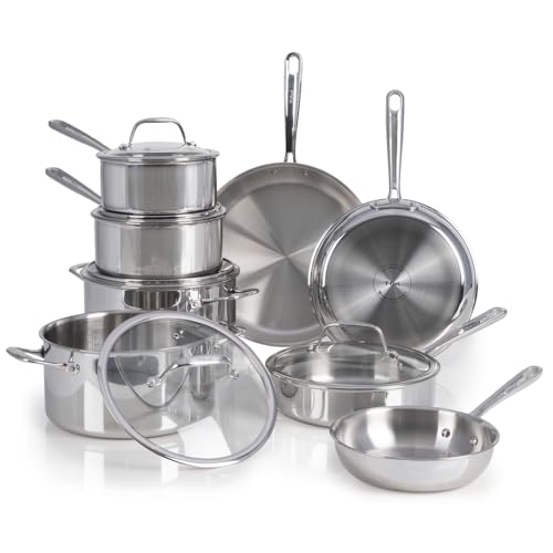 Pro Tri Ply Stainless Steel 13 (Cookware set / 13-Piece)