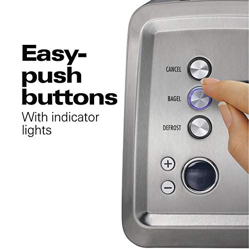 2 Slice Toaster with Digital Read Out (Digital with Defrost Function / Stainless Steel)
