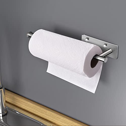 Self Adhesive Paper Towel Holder Under Cabinet Mount
