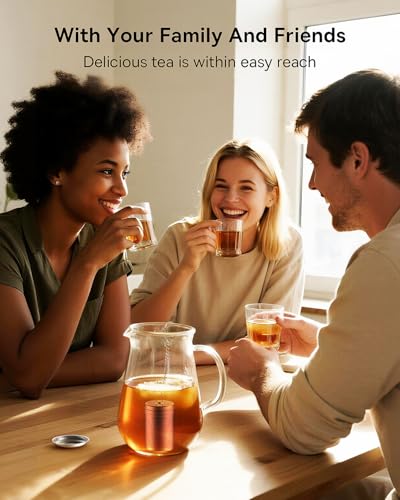 2 Pack Tea Strainers for Loose Tea (Small×2 / Wheat)