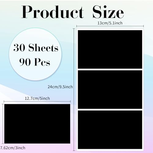 Removable Colored Labels Stickers