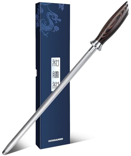 Honing Rod 12 Inch Professional Kitchen Knife Sharpener Rod (12")